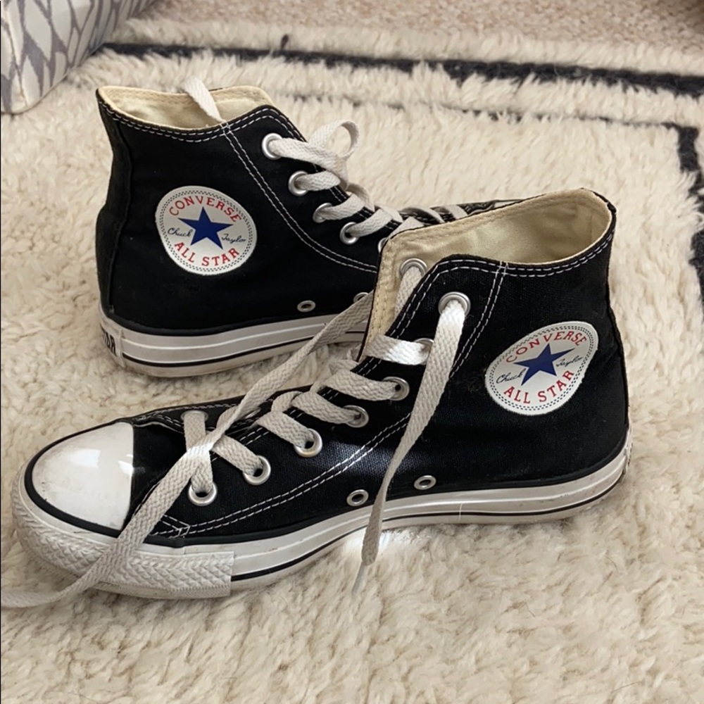 Converse Chuck Taylor All Star high-tops.